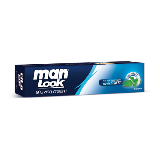 Picture of MANLOOK SHAVING CREAM WITH MINT FOR NORMAL SKIN 130 GM - SPECIAL OFFER
