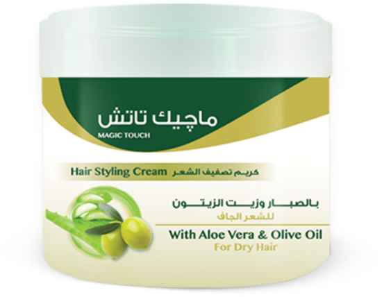 Picture of MAGIC TOUCH HAIR CREAM WITH ALOE VERA EXTRACT OLIVE OIL FOR DRY HAIR 100 GM