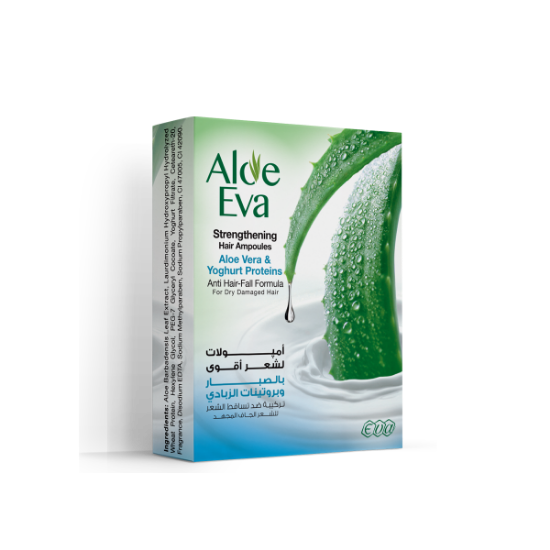 Picture of ALOE EVA STRENGTHENING HAIR AMPOULES WITH ALOE VERA & YOGHURT PROTEINS ( 4 AMPOULES)