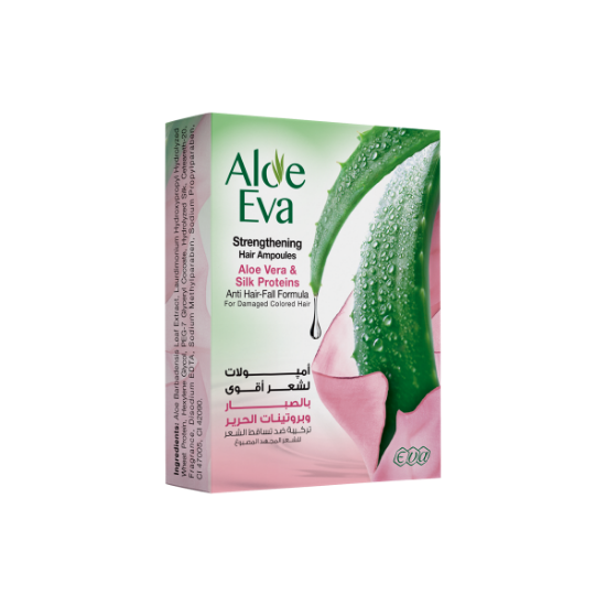 Picture of ALOE EVA STRENGTHENING HAIR AMPOULES WITH ALOE VERA & SILK PROTEINS( 4 AMPOULES)