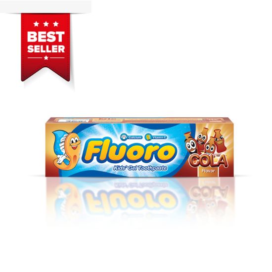 Picture of BEST SELLER - FLUORO KIDS TOOTHPASTE WITH COLA FLAVOUR 50 GM