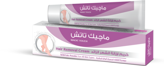 Picture of MAGIC TOUCH HAIR REMOVAL CREAM WITH TALCUM POWDER FOR ALL SKIN TYPES 40 GM