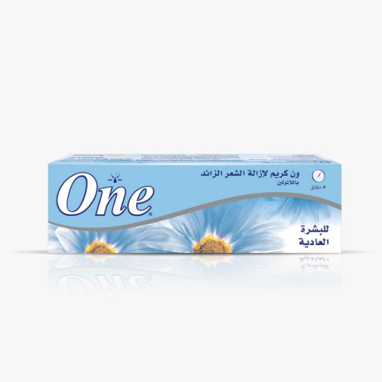 Picture of ONE HAIR REMOVAL CREAM ENRICHED WITH LANOLIN FOR NORMAL SKIN 40 GM