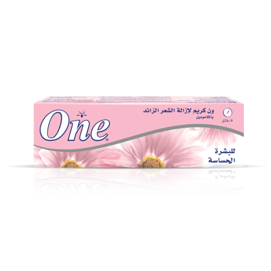 Picture of ONE HAIR RREMOVAL CREAM ENRICHED WITH CHAMOMILE FOR SENSITIVE SKIN 40 GM