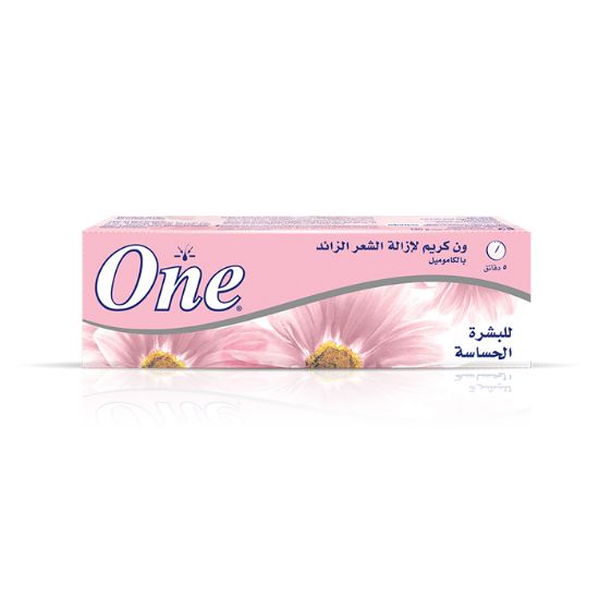 Picture of ONE HAIR REMOVAL CREAM ENRICHED WITH CHAMOMILE FOR SENSITIVE SKIN 140 GM