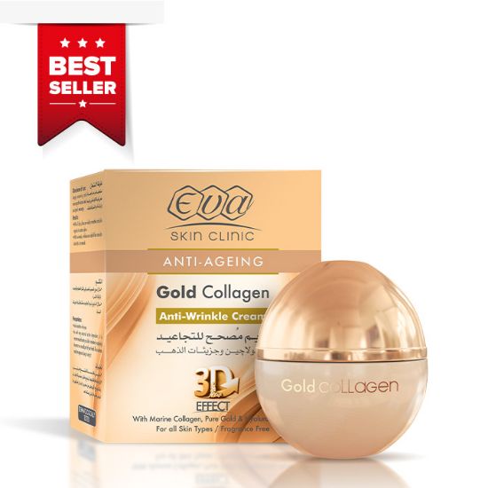 Picture of BEST SELLER - EVA SKIN CLINIC ANTI-AGEING GOLD COLLAGEN ANTI-WRINKLE CREAM  - 50 ML