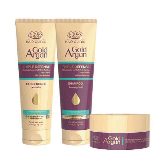 Picture of Eva HAIR MOISTURIZING KIT WITH ARGAN AND GOLD PARTICLES