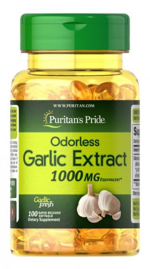 Picture of Odorless Garlic 1000 mg 100 softgels