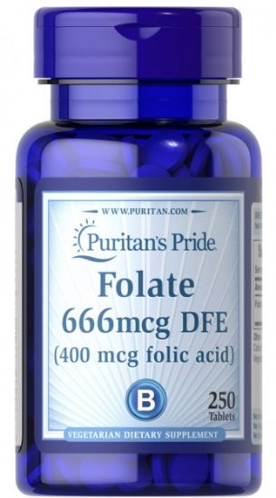 Picture of Folic Acid 400 mcg 250 Tablets