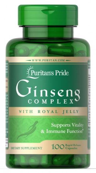 Picture of Ginseng Complex with Royal Jelly 1000 Rapid Release 100 Capsules