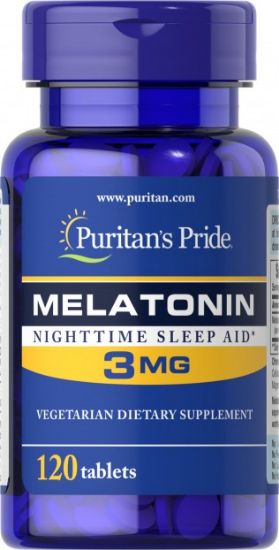 Picture of Melatonin 3 mg 120 Capsules